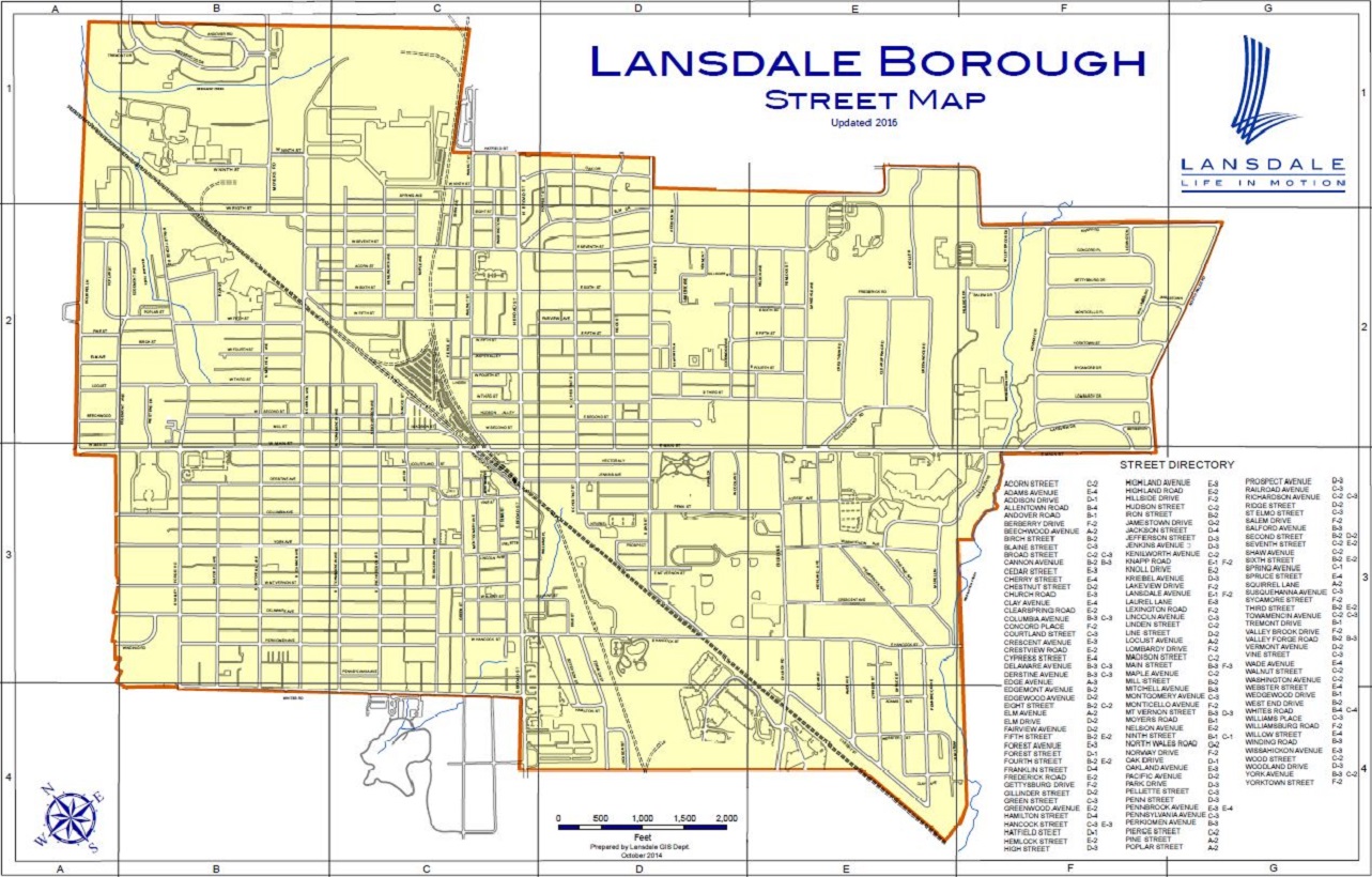 Borough Maps | Lansdale Borough, PA - Official Website